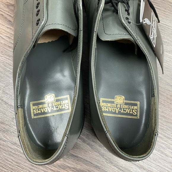 NEW Stacy Adams Madison Steel Gray Oxfords 12 D main image 8